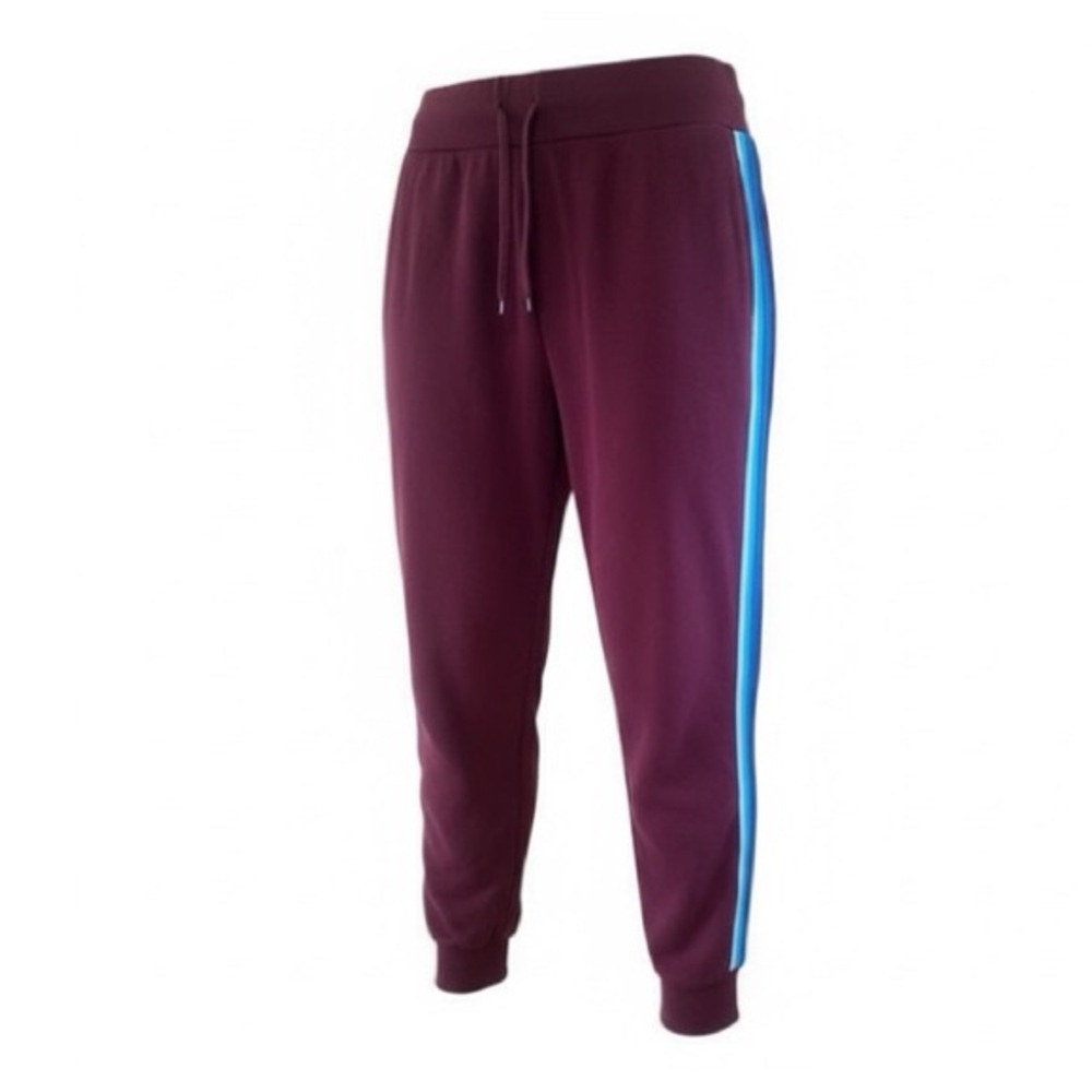 Roma Concept By Rosee High‎ Rise Striped Jogger Pants NWT
